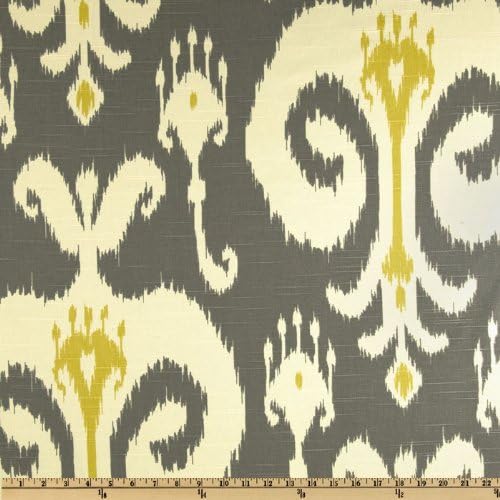 Home Accents Himalaya Ikat Fog Grey Fabric By The YD