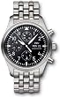 IWC Classic Pilot Chrono Automatic Steel Mens Watch 3717-04