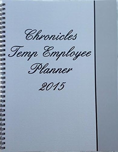 Chronicles Professional Temp Employee Planner