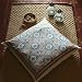 Ocean Breezes~ Rustic Blue Brown Moroccan Beach Euro Pillow Sham 27x27