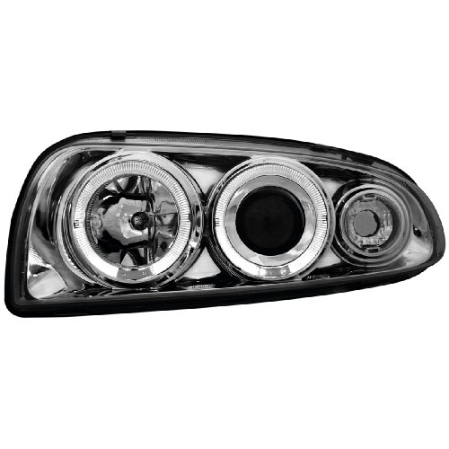 Dectane SWF02 Scheinwerfer Ford Fiesta MK4 JAS 96-98, 2 Standlichtringe chrome Preisvergleich