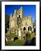 12th Century Benedictine Abbey Founded by King David in 1128, Kelso, Scottish Borders, Scotland Places Framed Art Poster Print by Pearl Bucknell, 31x39