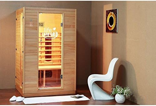 Relaxing 2 Person Infrared Sauna in Oak & Portable Sauna with Infrared Heaters for the Sauna Benefits and Personal Benefits of Sauna & Sauna Weight Loss, - on Black Friday or Friday Online, Friday Ad