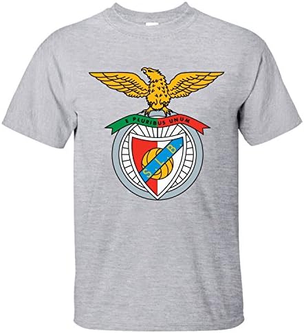 XANAN SL Benfica logo Men Short Sleeve T Shirt grey XXL
