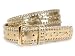 1 1/2" Metallic Braided Belt Size: S - 33 Color: Gold