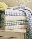 Biederlack W1551 Heartland Blanket - 90 X 108 Inch King Size - Green And White