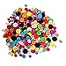 Pack of 40g Over 50pcs PAC Round Shaped Buttons in Multi Color and Multi Size