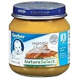Gerber 2nd Foods, Chicken with Vegetables, 4-Ounce Jars  (Pack of 12)