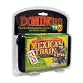 Mexican Train Dominoes to Go - Fun Sized Travel Set by Puremco
