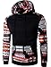 Acquaa Men's Long Sleeve Ethnic Printed Hoodies Sweaters