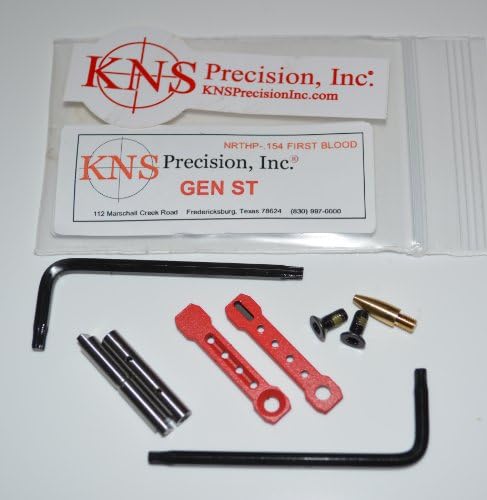 KNS Precision RED Gen ST Spikes Tactical Non-Rotating Pins .154 Pins