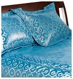Review Pem America PQ1140BLSS / Pem America Cool Disc Satin Standard Pillow Sham, Blue