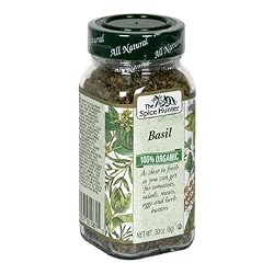 Spice Hunter Organic Basil, 0.3-Ounce Unit (Pack of 6)