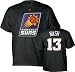 Steve Nash Phoenix Suns Majestic Player Name and Number Black T-Shirt