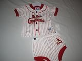  : St. Louis Cardinals Baby Jersey and Diaper, 3-6 mos