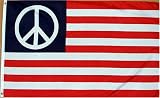 Peace USA Flag - 3 foot by 5 foot Polyester (NEW)