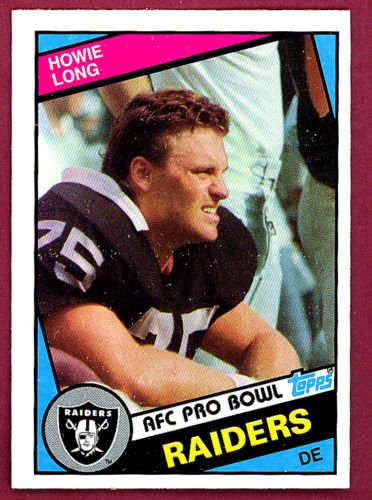 1984 Topps Howie Long Rookie Card