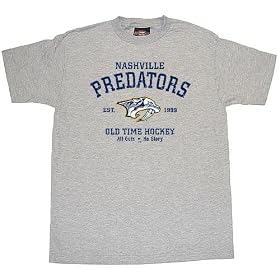 Nashville Predators - Predators Old Time Hockey Gray Arch Tee