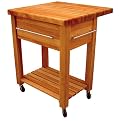 Baby Grand Work Center with Drop Leaf - Natural