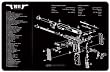 1911 Handgun Pistol Gun Cleaning Mat