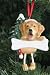 Golden Retriever Dog Dangling/Wobbly Leg Christmas Ornament