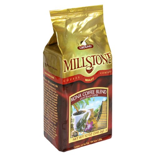 Millstone Kona Blend Ground Coffee, 12 Ounce Package (Pack of 2)