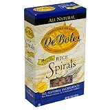 De Boles Pasta Rice Spirals, 8-Ounce Boxes (Pack of 12)