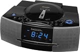 Emerson CKD5811 SmartSet Digital Tuning CD-R/RW Stereo Clock Radio with Touchless Snooze Control (Silver)