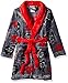 Star Wars Boys' Big Boys' Darth Vader Luxe Plush Robe, Gray, 8