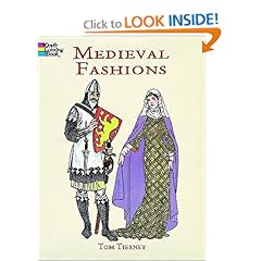 Medieval Fashions Coloring Book (History of Fashion)
