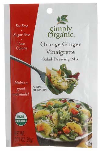 Simply Organic Dressing-orange Ginger, 0.71-Ounce Units (Pack of 24) by Ginger Dressings