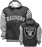 Oakland Raiders Half Zip Pullover Hooded Jacket