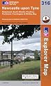Newcastle Upon Tyne (Explorer Maps) (OS Explorer Map)