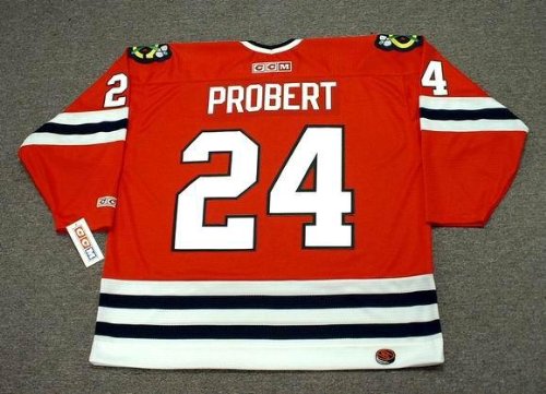 Buy BOB PROBERT Chicago Blackhawks 1996 CCM Throwback Away NHL Hockey Jersey