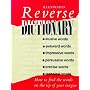 Reverse Dictionary (Readers Digest)