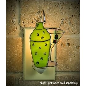 SWITCHABLES Stained Glass Night Light COVER - MARTINI SW094 - LIGHT FIXTURE SOLD... by Switchables