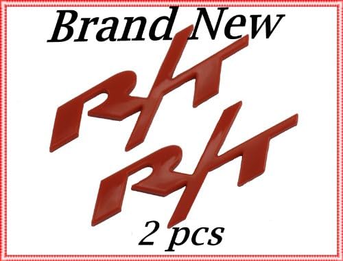 Dodge Avenger Charger Magnum Caliber R/T Decal Emblem Nameplate R/T RT Red Fender Door Trunk 2pc Badge Hemi liftgate 11 12 13