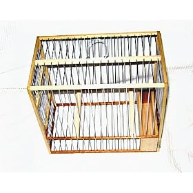 Classic European Hand Made Wood Cage for Small Birds