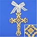 50th Wedding Anniversary Cross Ornament