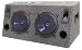 PYLE PLHB8 Dual 8-Inch 600 Watt Hatchback Woofer