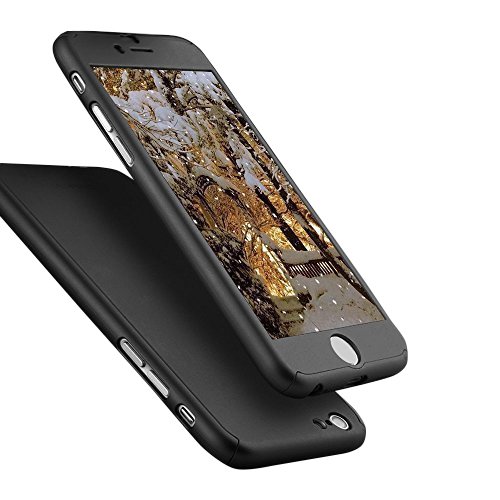 Iphone 6/6s case, ipaky [thin fit] exact-fit [black] pr…