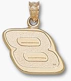 Aric Almirola Medium Driver Number "8" Lapel Pin - Sterling Silver Jewelry