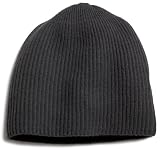 MIR Mens 100% Cashmere 2x2 Rib Hat
