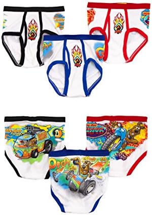 Fruit of the Looms Scooby Doo 6 Piece Pack Boy Briefs