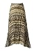 Langer Rock von Ashley Brooke in Braun Taupe