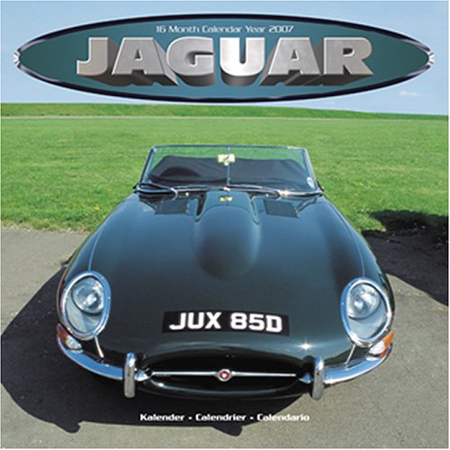 jaguar cars 2007 wall calendar