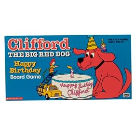 Clifford the Big Red Dog Happy Birthday Game