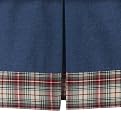 Denim Patchwork Crib Skirt