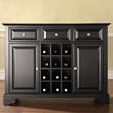 Crosley Furniture KF42001BBK LaFayette Buffet Server Cabinet