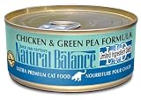 Natural Balance Chicken Green Pea Formula Cat Food (Pack of 24 6-Ounce Cans)